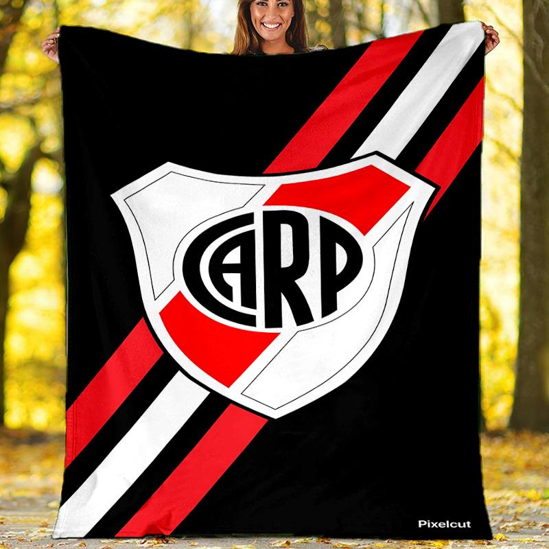 Club Atlético River Plate printed throw blanket—soft,warm;versatile blanket for all seasons—perfect as &air-conditioning throw,nap blanket