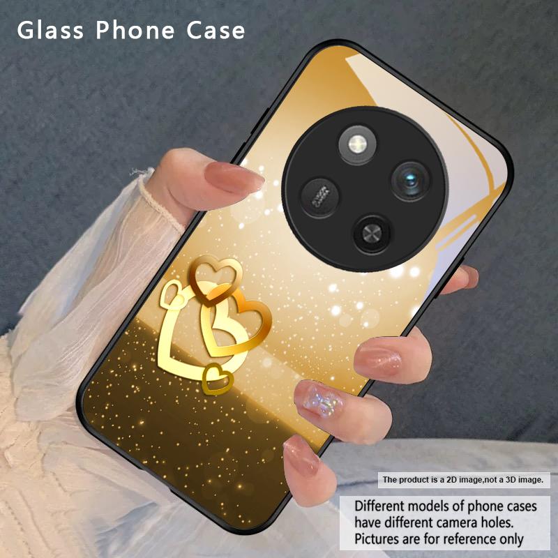 Warm and romantic love For Honor Magic 4 5 6 Pro 7 X6 X9c X9 X6b X8 X9b X5b X8b 30 Pro+ 50 Pro 70 90 200 Lite Glass Phone Case