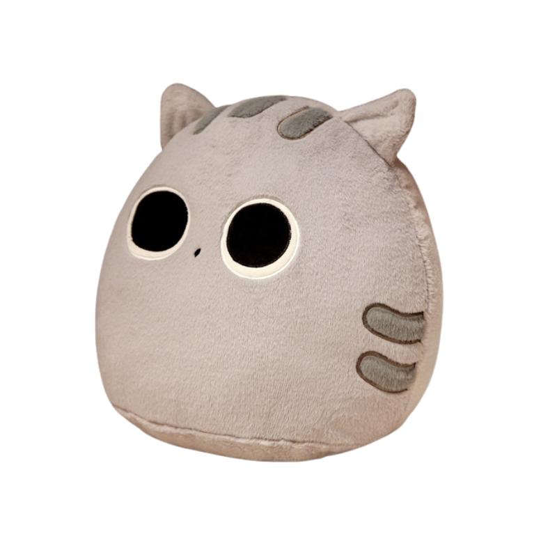 

Черная декоративная подушка-кошка, кулон, плюшевая игрушка, мягкая игрушка, кукла, идеальные подарки 10cm/3.9in серый
