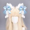 Wolf Ear Headband Wolf Tail Costume Furry Ear Headband Furry Tail Halloween Cosplay Accessories for Women Masquerade