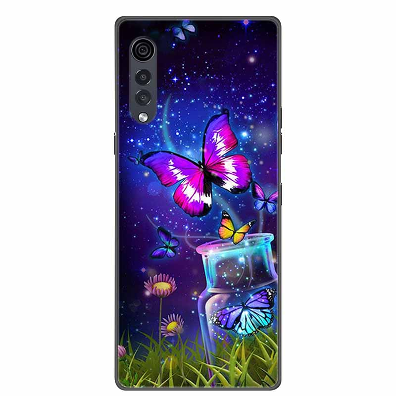 For LG Velvet Case 2Pro Fashion Soft TPU Silicone Cartoon Cat Phone Cover For LG Velvet 5G Back Cases Funda Bumper Protect Coque