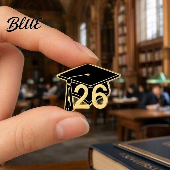 Wear-resistant Graduation Badge 2026 Brooch Pin Cap Star Scroll Paper
