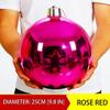 1 pz 150mm-250mm Pallina Decorazione Natalizia Ornamenti Albero di Natale Appendi Pallina Lucida per Casa Bar Festa Matrimonio Decorazione Xmas