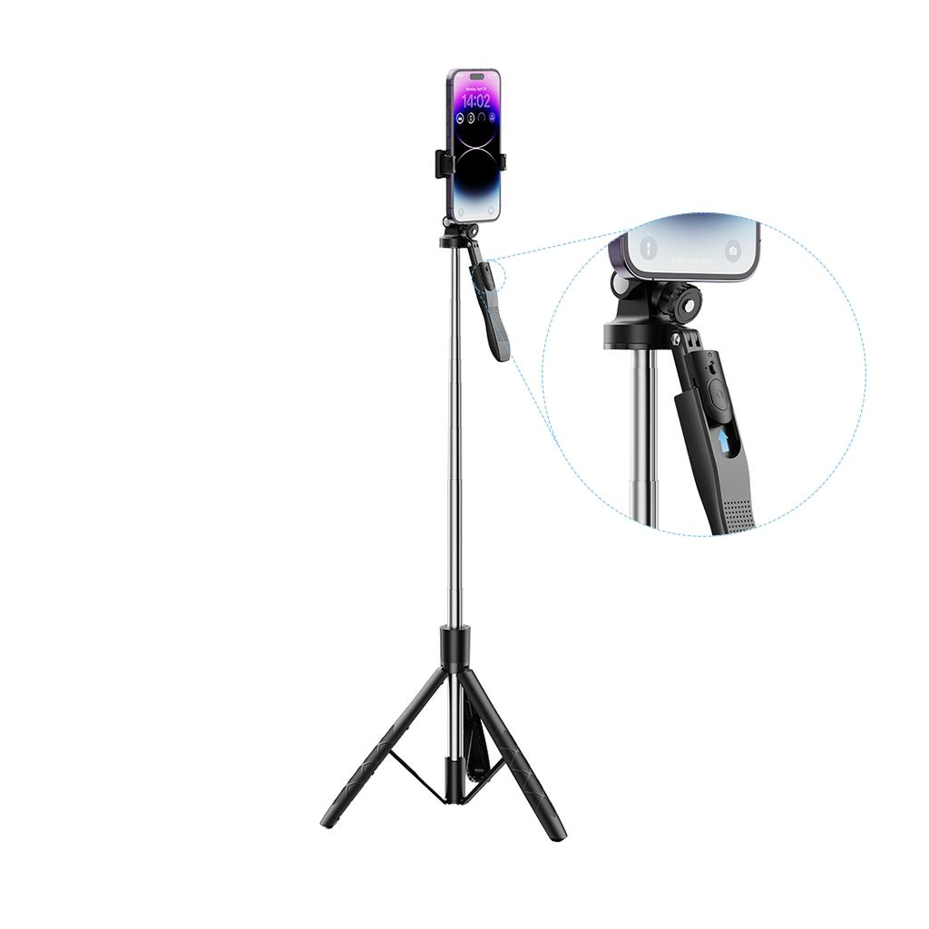 Xo Selfie Stick Bluetooth Tripod Ss15 Czarny 180Cm