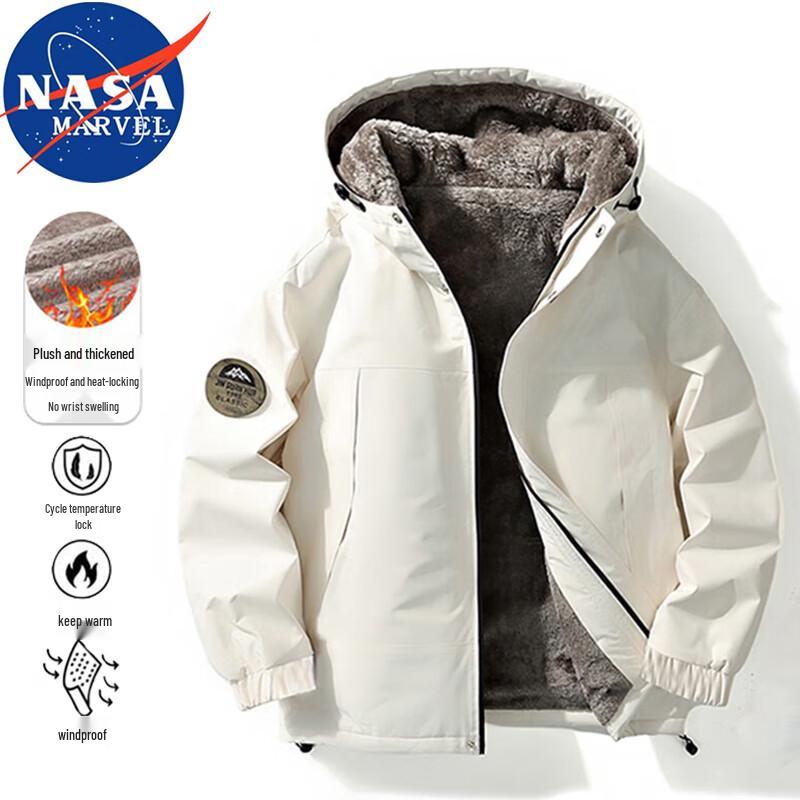 

NASA MARVEL Men s Thickened Casual Winter Jacket 3XL