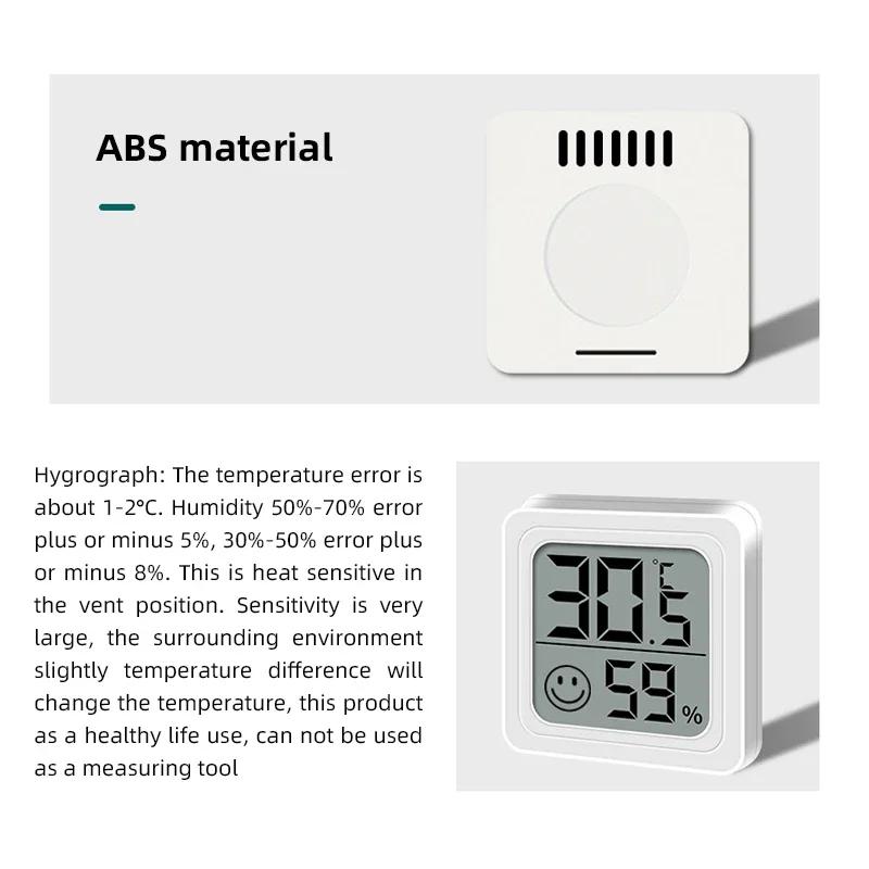 2025 Neues Mini LCD Digitales Thermometer Hygrometer Innenraumtemperatur Feuchtigkeitsmesser Sensor Messgerät Wetterstation