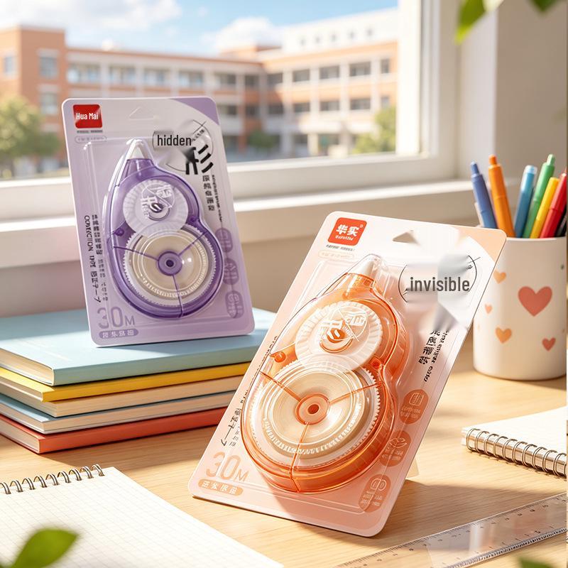 Invisible Lightweight Correction Tape - Smooth, Full Meter, Portable for All Ages