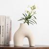 European-Style Plain-Fired Ceramic Vase, High-End Creative Flower Arrangement, Light Luxury Decorative Ornament