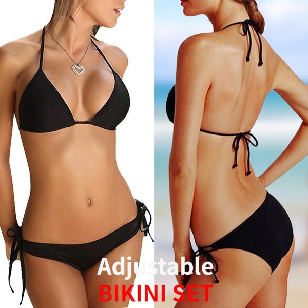 

Женское сексуальное нижнее белье Бикини Купальный набор Пляжная одежда Плавание Бразильские купальники Бюстгальтер + Брюки Комплект 2шт