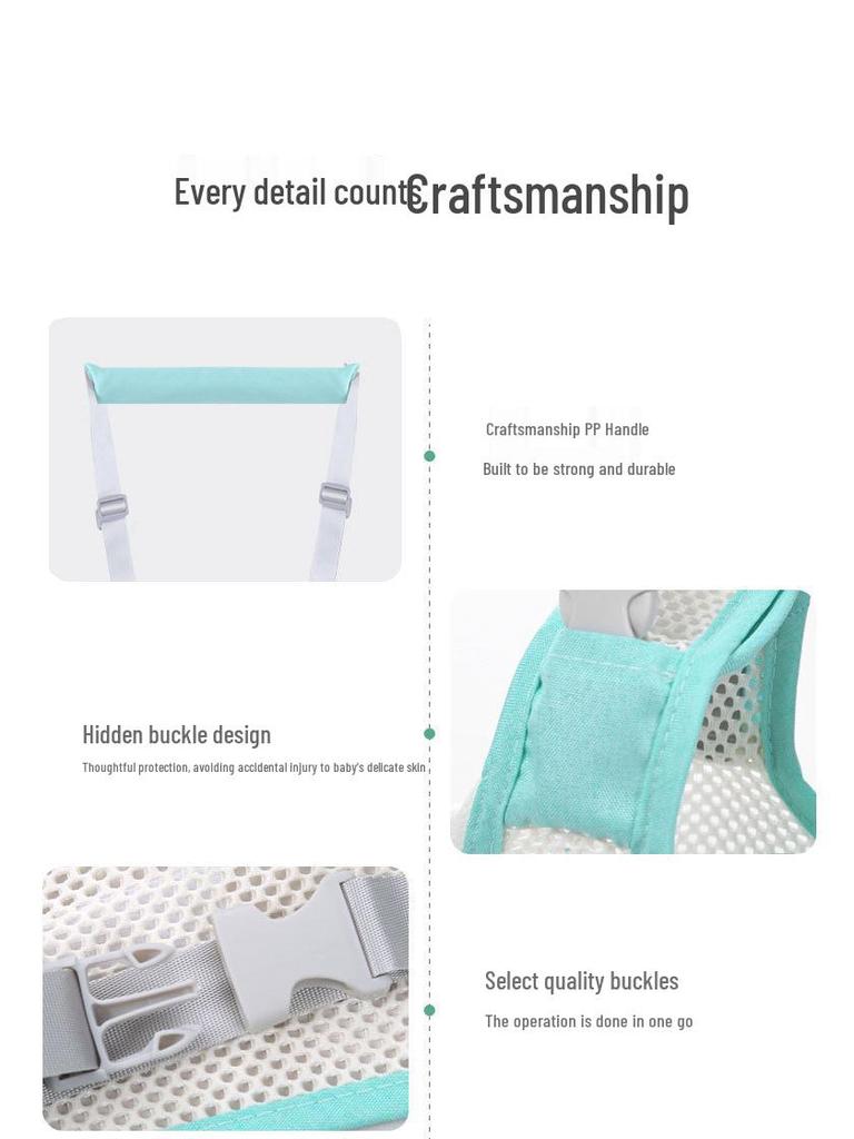 Breathable Anti-Fall Baby Walker & Lumbar Support Leash for Toddlers