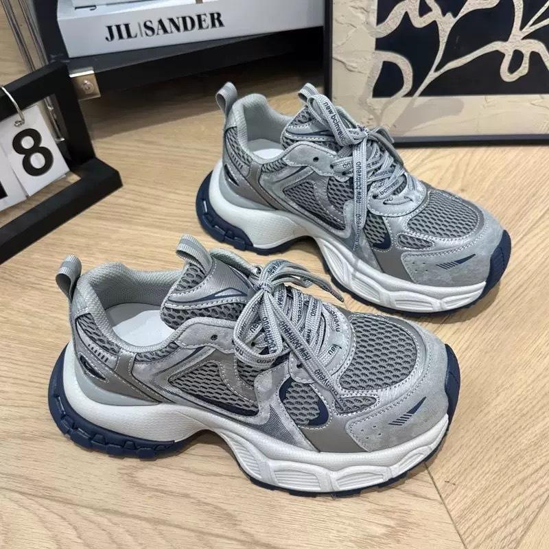 Fleece dad shoes autumn and winter new thick-soled heightening comfortable warm sports casual cotton shoes