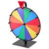 VEVOR 305 Mm Spinning Prize Wheel, 12 Slots Spinning Wheel with Stand, Tabletop Win Fortune Roulette with a Dry Erase and 2 Markers, 6 Colors