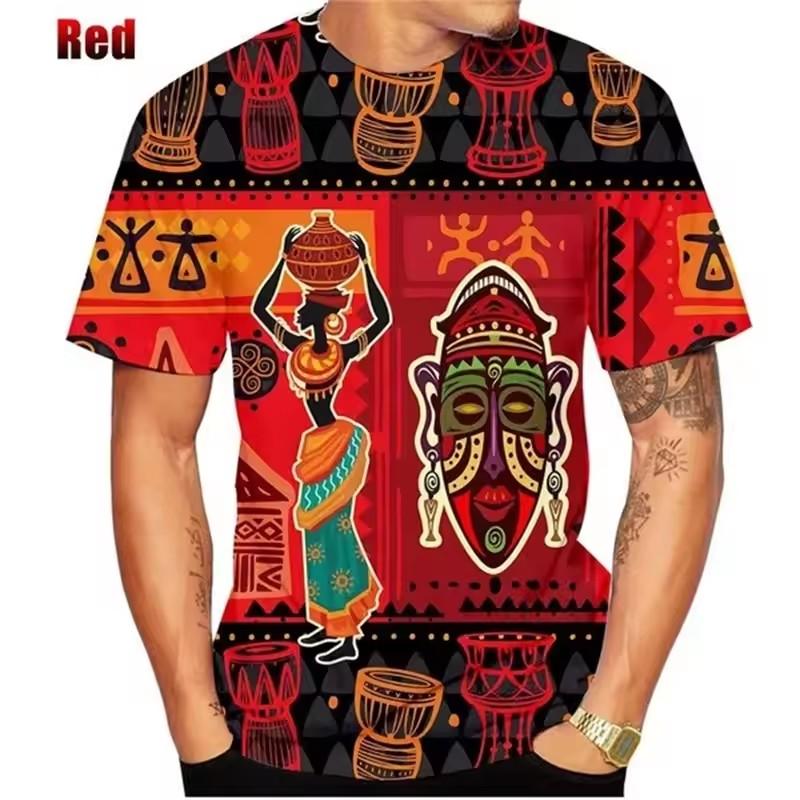 

Летняя горячая распродажа 3D-принт Африка Футболка для мужчин больших размеров с коротким рукавом и круглым вырезом Мужские футболки Топы Уличная одежда 6XL