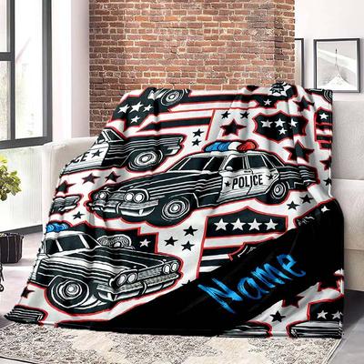 Customizable Car Name Blanket Soft Warm Polyester Throw For Sofa Bed Office Chair Camping Ideal Gift For Birthdays And Graduations Blanket Giving