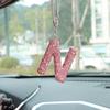 Rhinestone Bow Polymer Clay Rearview Mirror Ornament for Women