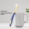 6Pcs Soft Bristle Manual Toothbrush Wide Brush Head Gentle Gum Care Sturdy Handle Deep Clean Tooth Brush For Family Oral Care