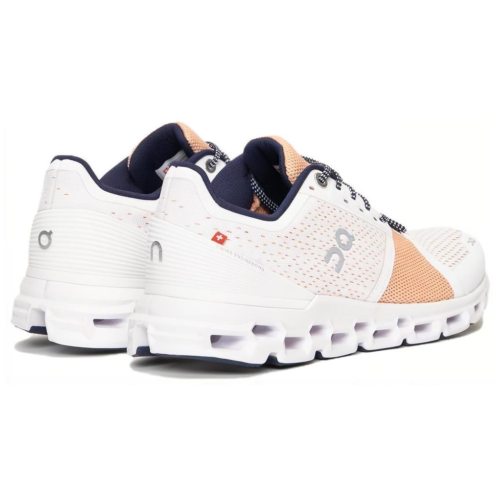 On Cloudstratus Comfortable Round Toe Shock Absorbing N-Slip Low-Top Running Shoes Women sneaker White Yellow 29.99771