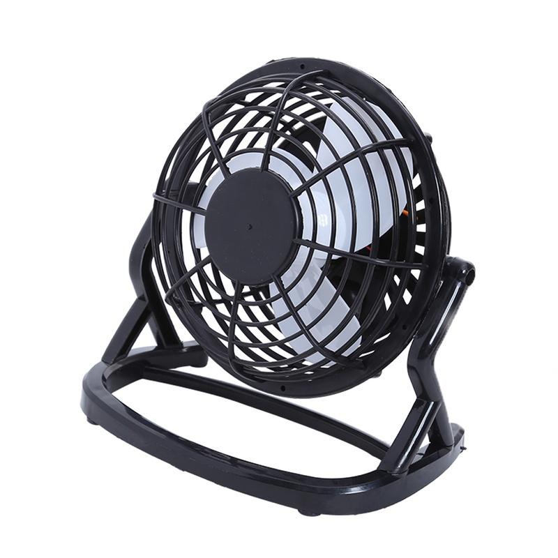 Plastic Portable 4 Inch USB Powered Fan Office Desk Mini Fan Powerful Wind for PC/Laptop