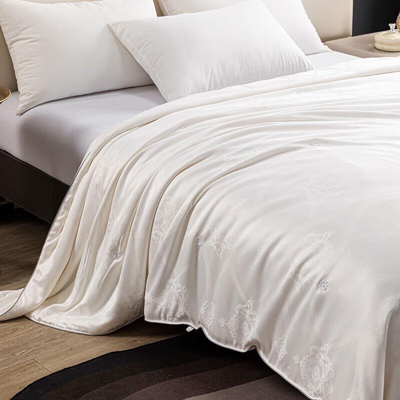 Belle Anna Elegant Jacquard Tussah Silk Duvet