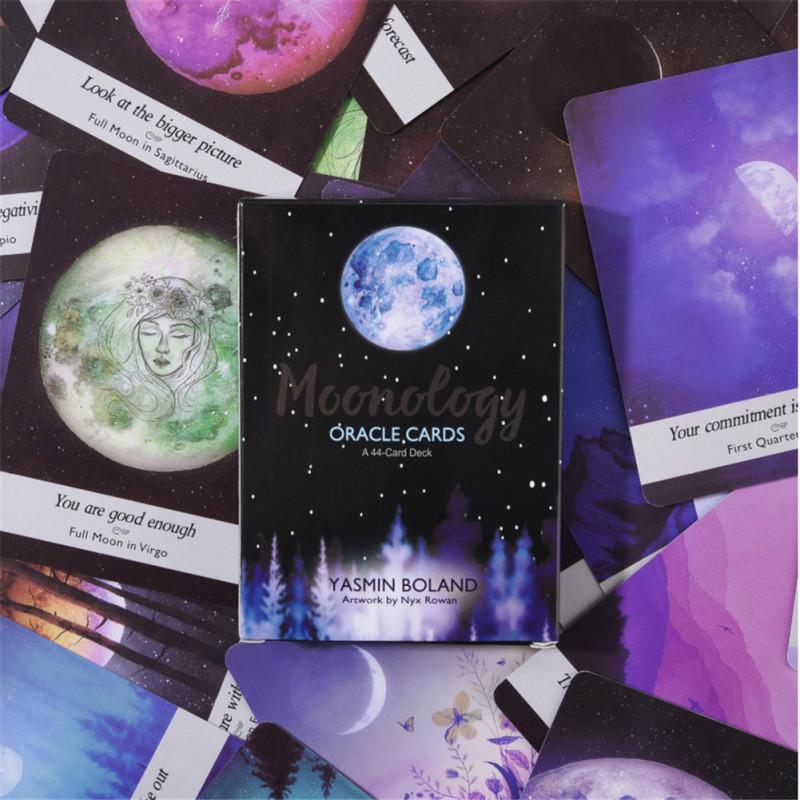 44 Cards English Guidance Moonology Oracle Cards Tarot Deck Cards Read The Mythic Fate Divination