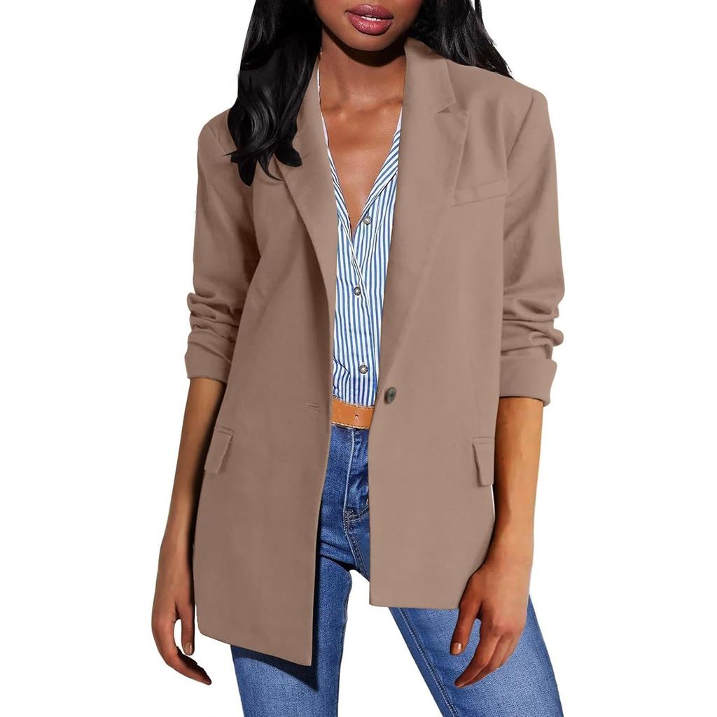 Women Long Sleeve Pullover Casual Open Front Jackets Outfits