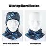 Summer Cool Balaclava Ice Silk Cycling Full Face Cap Sun Anti-UV Protection Sports Face Cover Headwear Bike Motorcycle Men's Hat