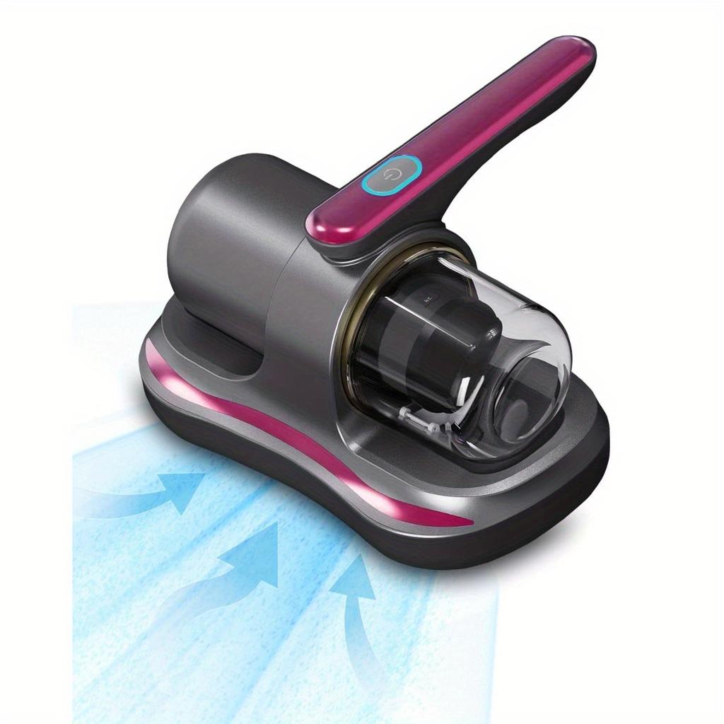 Vysavač na matrace s UV světlem, výkonný ruční vysavač pro odstraňování prachu z chlupů domácích mazlíčků