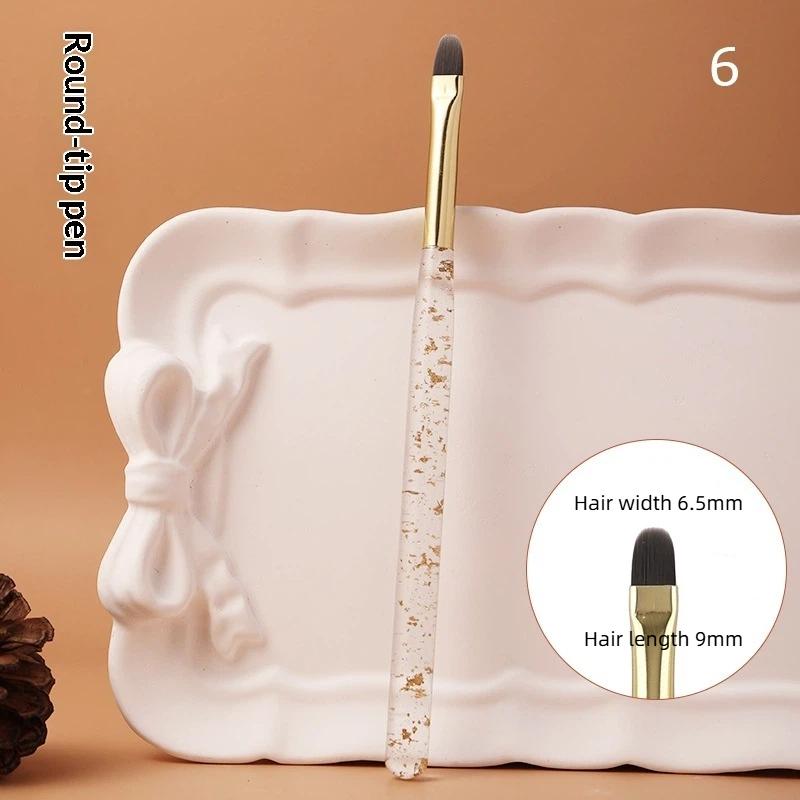 1Pcs Nail Brush Set Detail Work Pens Stylish Acrylic Handles Gel Nail Art Fine Line Painting Professional Home Use Manicure Tool