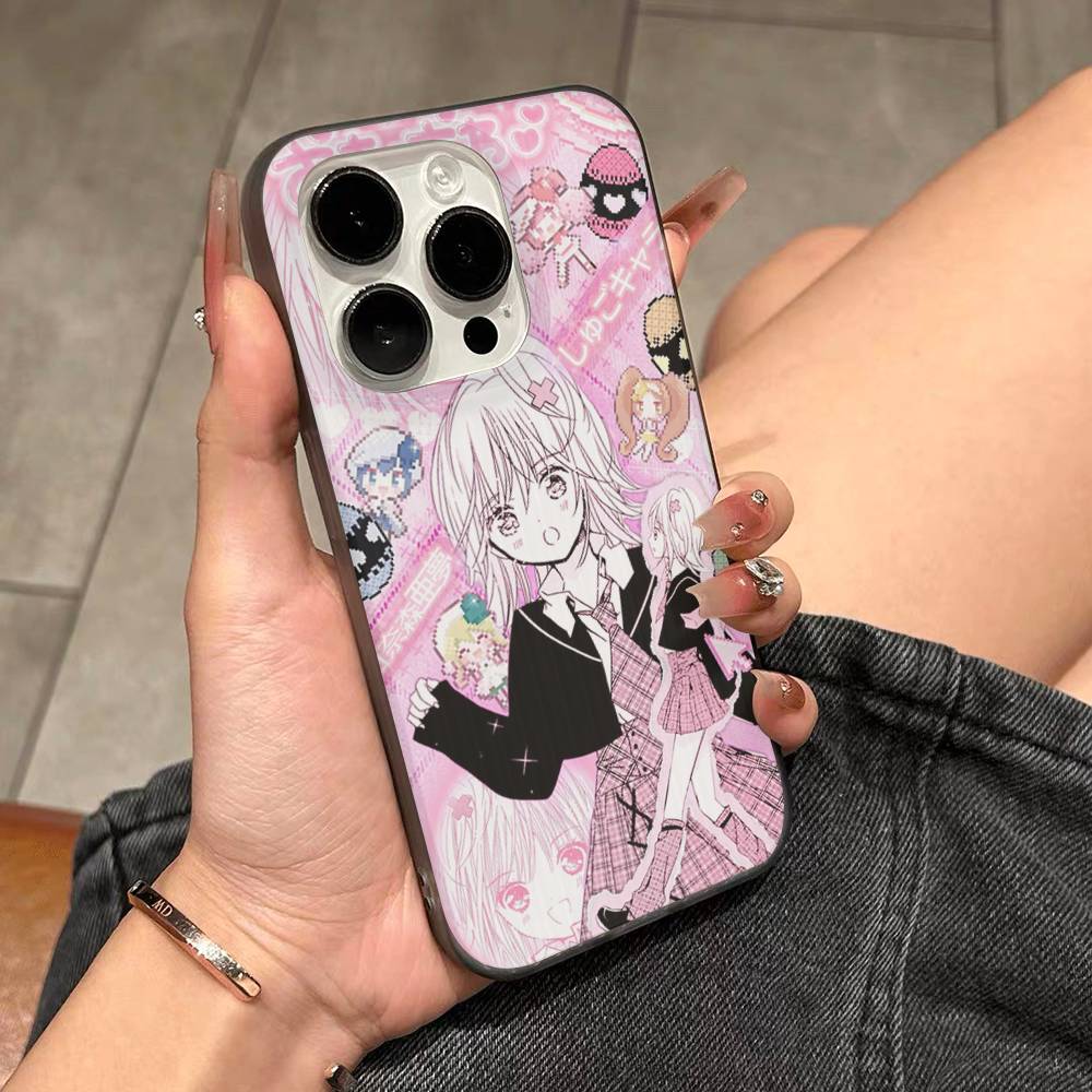 ANIME Shugo Chara Amu Phone Case For IPhone 17 16 15 14 13 12 11 Pro Max Plus Pro Stripe Soft Cover