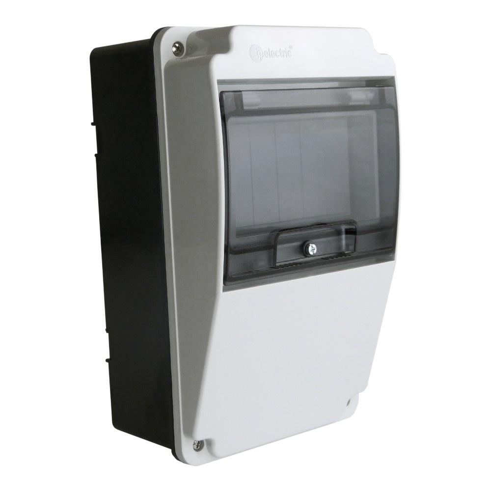 Surface-mounted Distribution Board Ip66 6-module Hermetic Housing