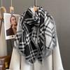 Winter Long Thickened Warm Scarf For Women Luxury Tassel Pashmina Shawl Faux Cashmere Warps Autumn Warm Blanket