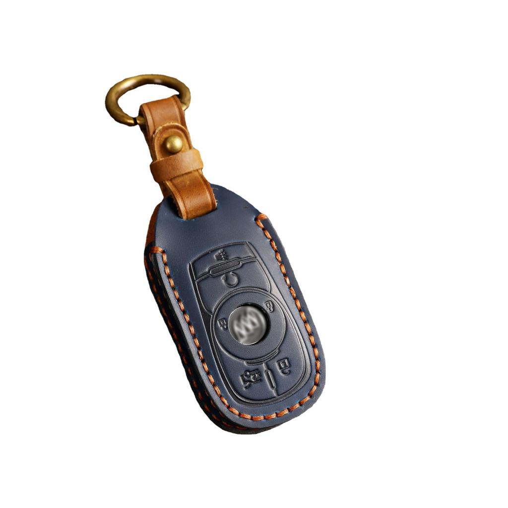 Suitable for Buick Key Case, Envision GL8 Leather Buckle Case, New Regal LaCrosse Cowhide Key Case.