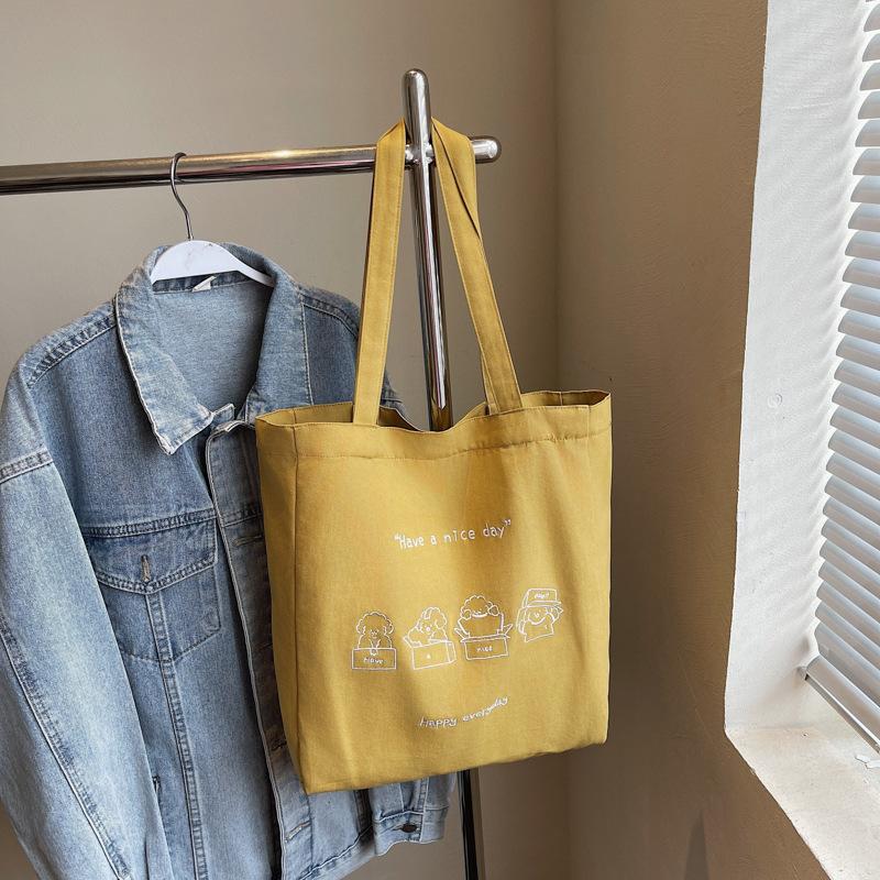 

Новая холщовая сумка-тоут 2025 года большой вместимости, женская повседневная универсальная тканевая сумка, сумка для занятий