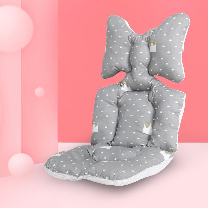 Almofada Universal para Carrinho de Bebê e Cadeira de Refeição para Todas as Estações - Almofada de Algodão com Calor e Espessura Adicionais para Outono/Inverno