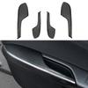 Carbon Fiber Interior Door Armrest Panel Cover Trims for Honda 10th Civic 2016- Auto Parts