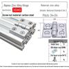 Hochleistungsscharniere aus Zinklegierung für Aluminiumprofiltüren (20/30/40/45)