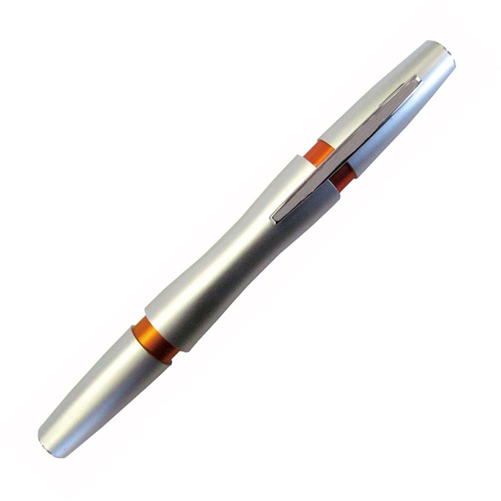 

Автоматическая шариковая ручка с иглой Luke Orange Oil-Based 0.7 NBP-10RO-Silver