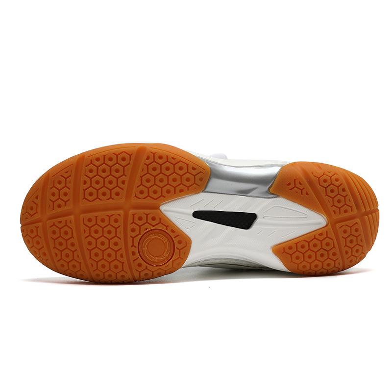 Unisex Kids' Breathable Badminton Shoes, Shock-Absorbing Sports Footwear for Youth Competition and Training