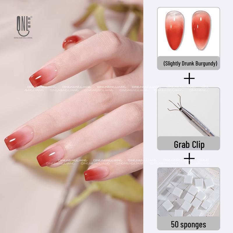 Nail Art Gel - 9 Rich Colors for Gradient Blush and High-Saturation Mixes