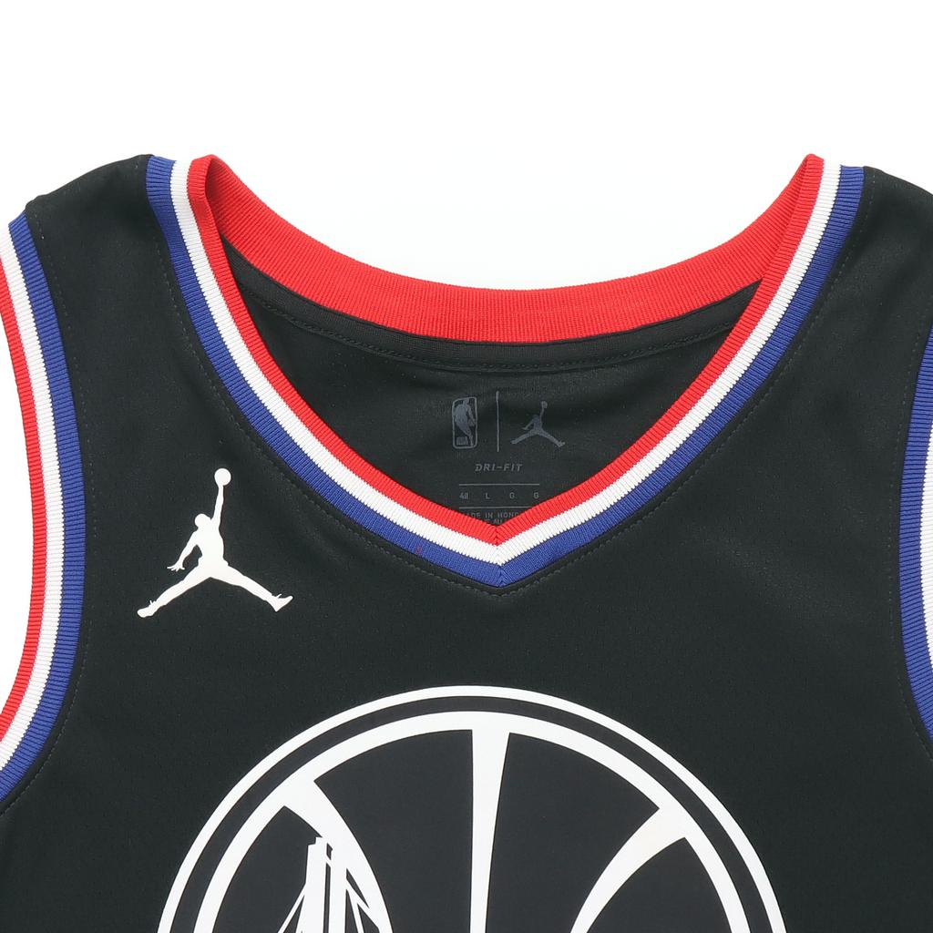 Nike NBA 2019 All-Star Golden State Warriors Stephen Curry Breathable Jersey Basketball Vest Men Tops Black AQ7295-011