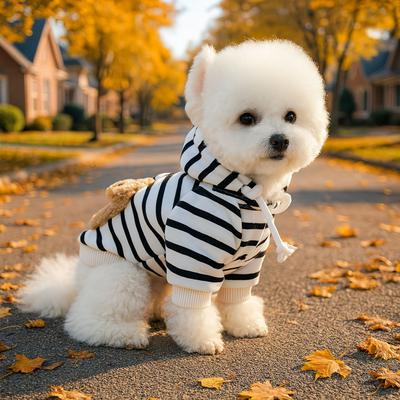 Pet Clothes Autumn and Winter Small Dogs Puppies Happy Dogs and Cats Warm Comfort Clothing Lamb Fleece Pocket Sweater