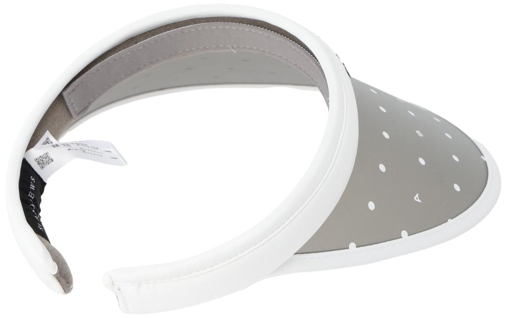 [St. Andrews] Unisex Clip Visor (with UV protection and removable slide)  Golf hat  042-4187554 030White SM