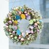 Ghirlanda di Pasqua 2D Coniglietto Acrilico Uova di Pasqua Ghirlanda Ornamento da Appendere Primaverile per Decorazione Porta Muro Finestra