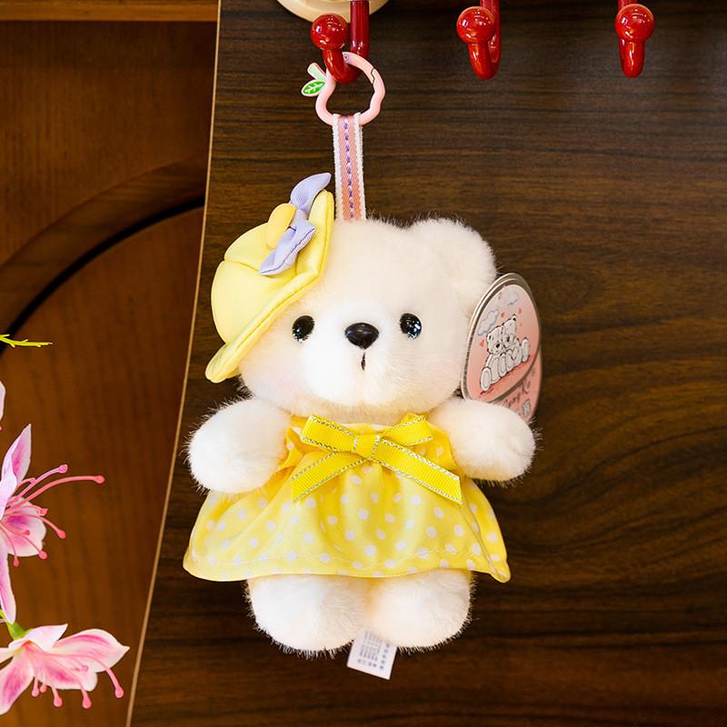 Cartoon Bunny Plush Keychain With Soft Fabric For Girls And Kids Gift