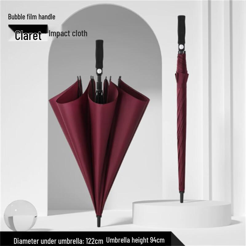 Heavy Duty Windproof Long Handle Straight Umbrella