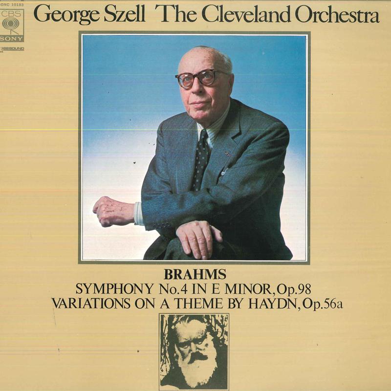 LP Record GEORGE SZELL, CLEVELAND ORCHESTRA - Brahms: Symphony No. 4 In E Minor O SONC10183 CBS SONY Japan Classical Used