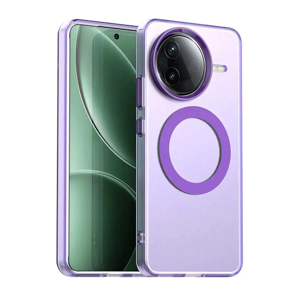 Case For POCO F7 Ultra for Magsafe Magnetic Wireless Charging Translucent Cover for POCO F7 Pro F7ultra Candy Bumper Matte Shockproof Magsafing Case