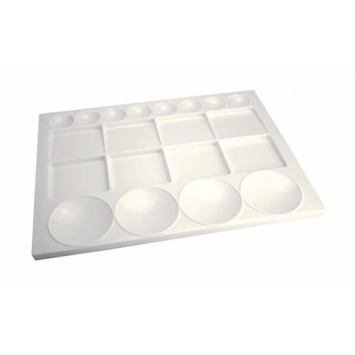 Palette à peinture - LE GEANT DE LA FETE - 33 x 25 cm - 20 cases - Aquarelle, acrylique, gouache