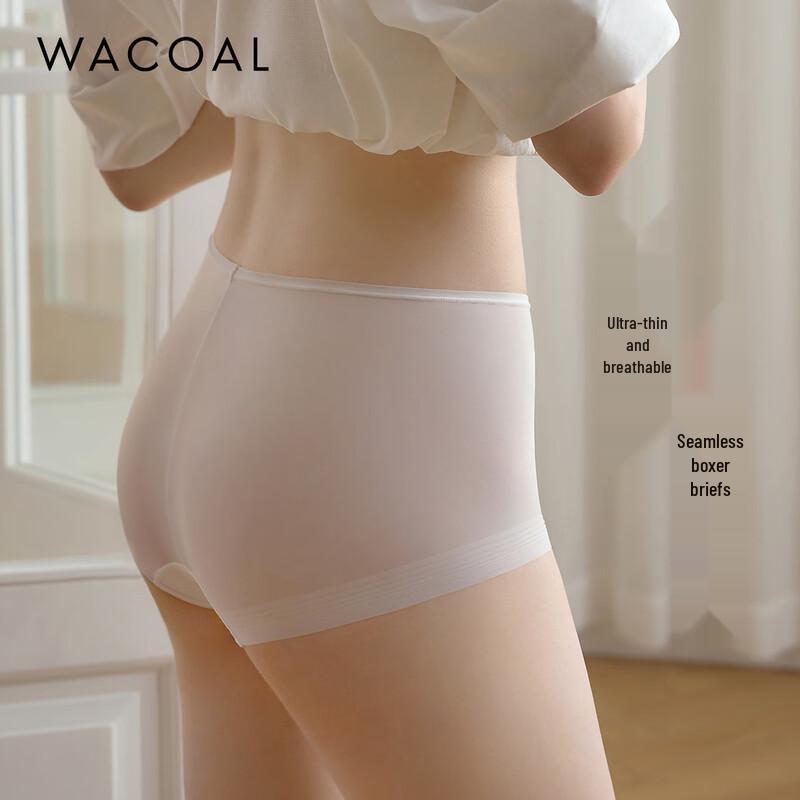 

Wacoal Breathable Seamless Mid-Waist Boxer Briefs UP14H5 M