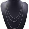 Wholesale 45/50/60/70cm Snake Long Chain Necklace Stainless Steel Necklaces For Women Men Jewelry Neck Chokers Catenina Collana